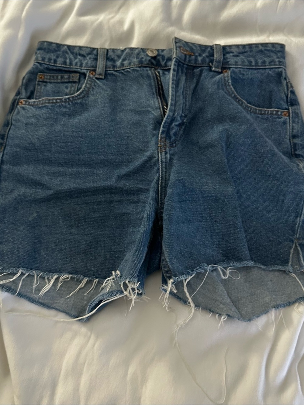 Cutoff Denim Shorts